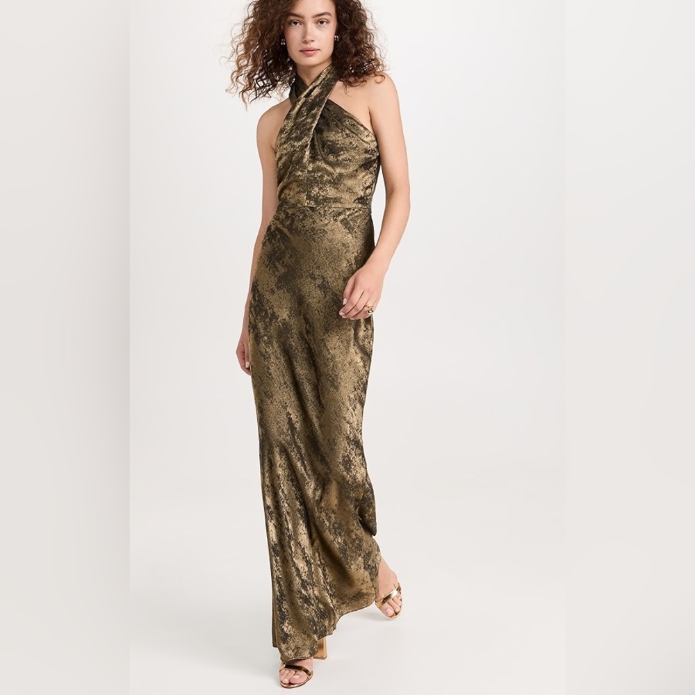 Veronica Beard Alberta Lamé Dress